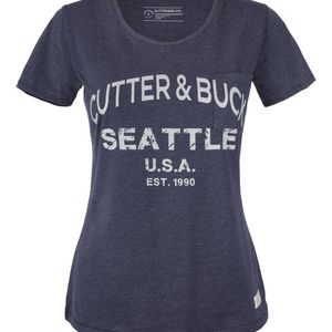 Pacific City Tee Women Denim melange